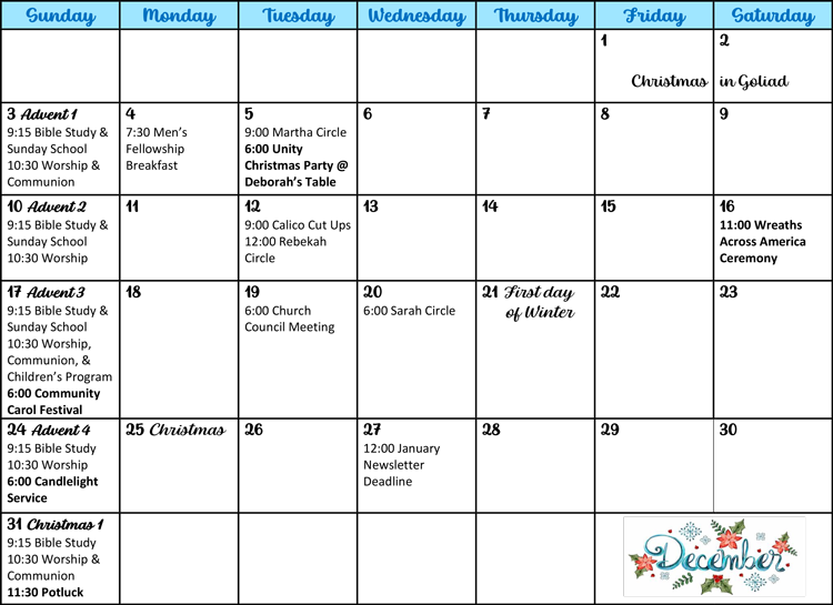 calendar